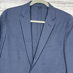 J Crew Ludlow Blazer Mens 36R Navy Blue Somelos Stretch Cotton Sport Coat Preppy